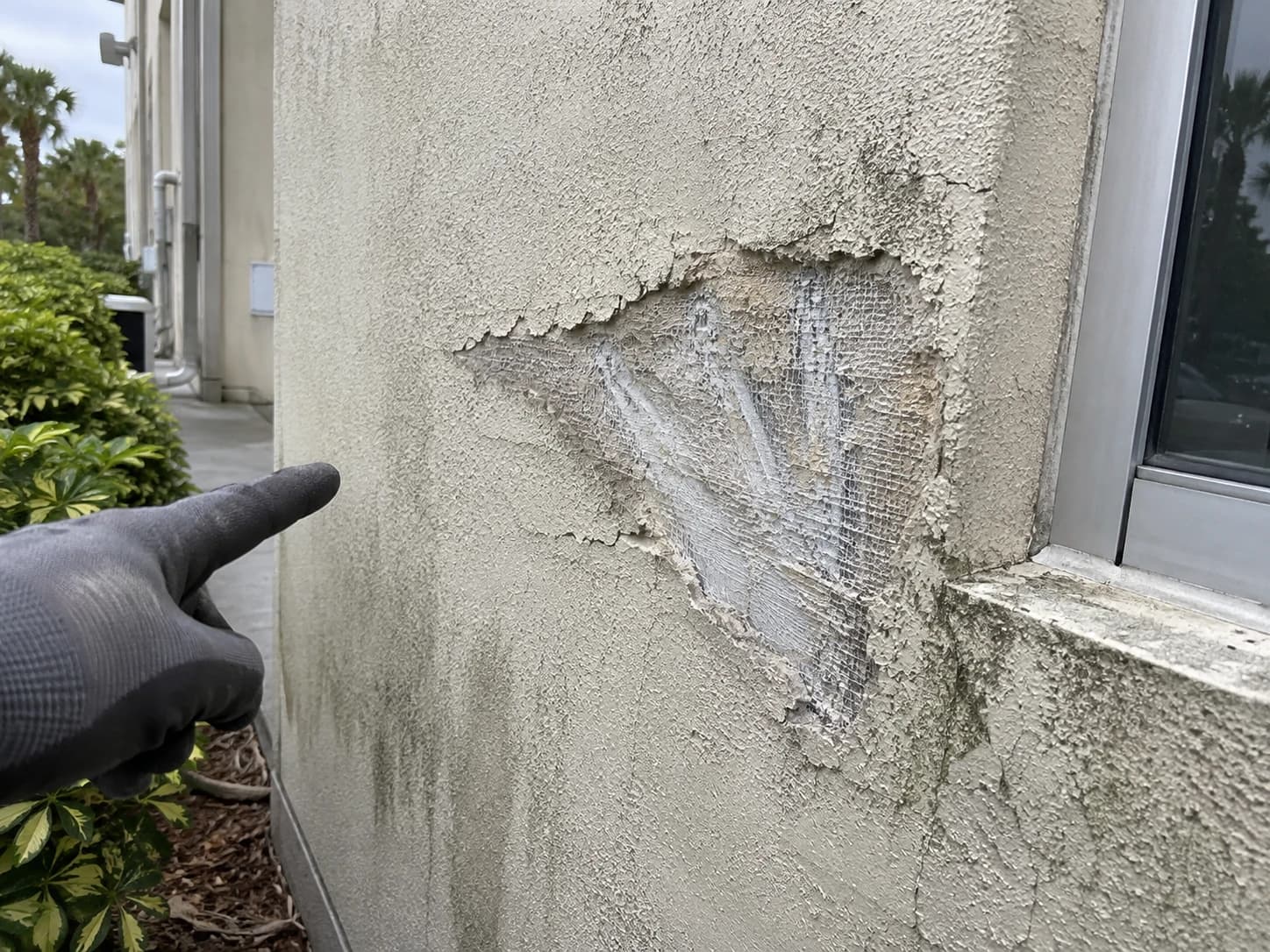 EIFS damage example