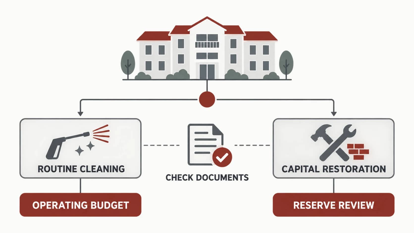 Opex vs reserve decision tree