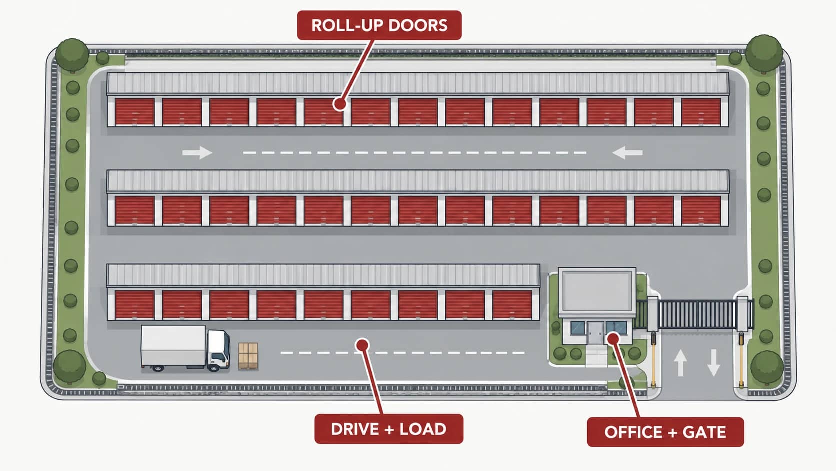 Facility zone map