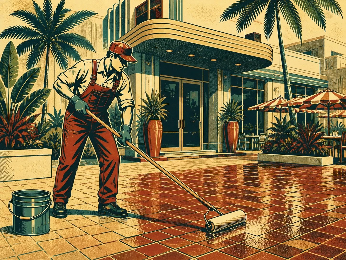 Paver Sealing in South Florida by 2Clean