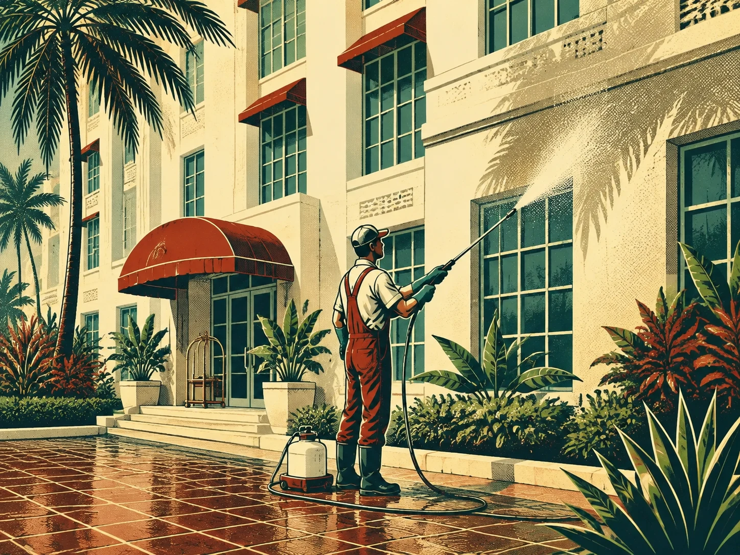 Soft Washing in South Florida by 2Clean
